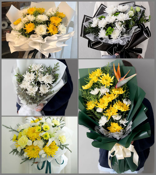 江苏宿迁泗洪县曹庙乡白事花束代送
